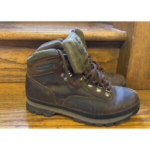 Timberland 95130 Euro Hiker Dark Brown Leather Boots Women’s 8.5